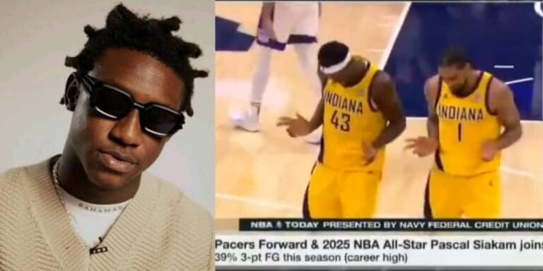 Basketball players dance to Shallipopi’s song, LAHO, after game-winning shot