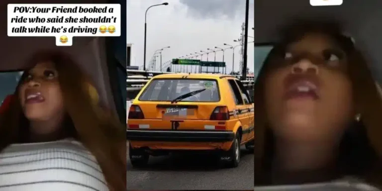 Woman outraged after driver asks her and friend to stay quiet during ride.
